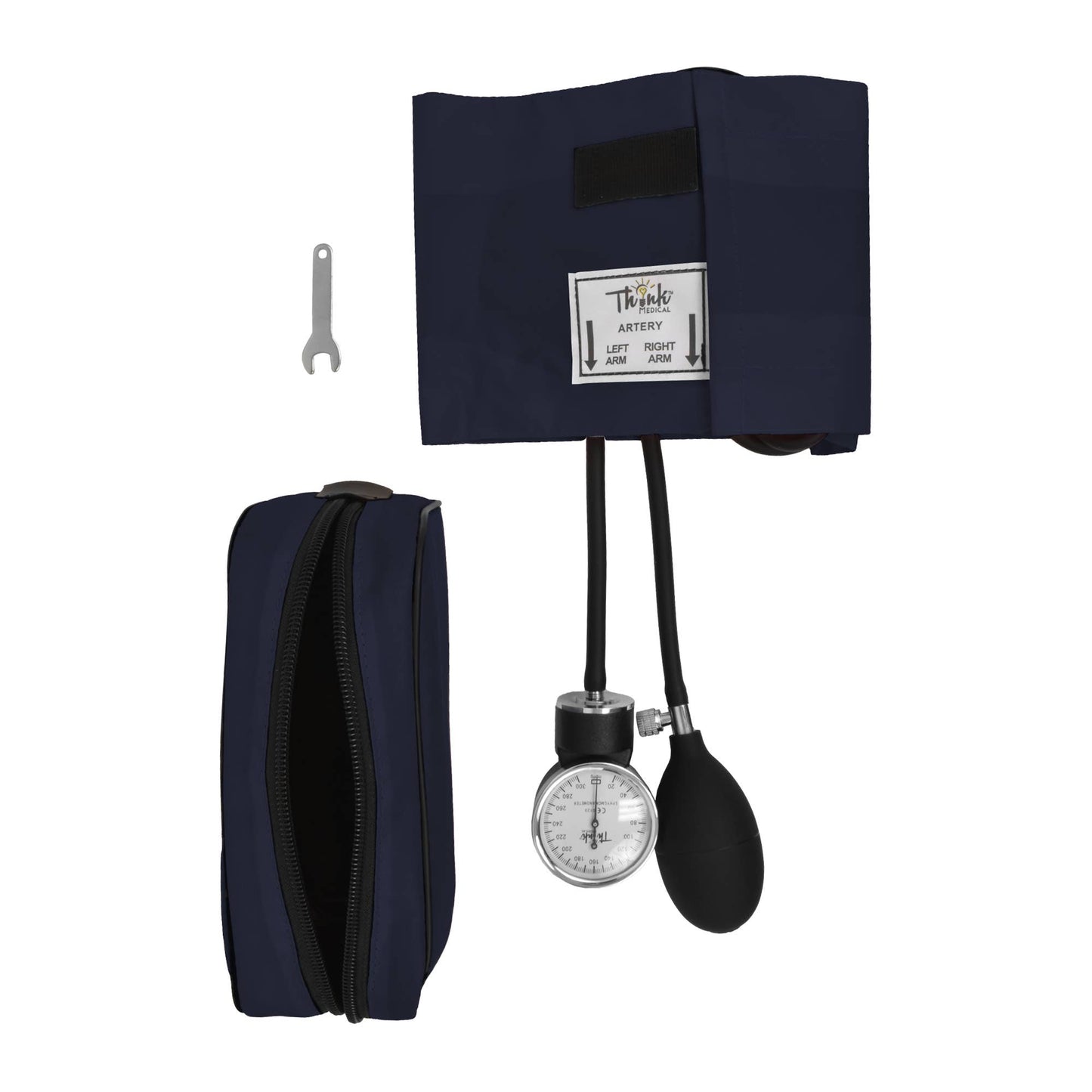 Sphygmomanometer (BP Cuff) Adult- Navy